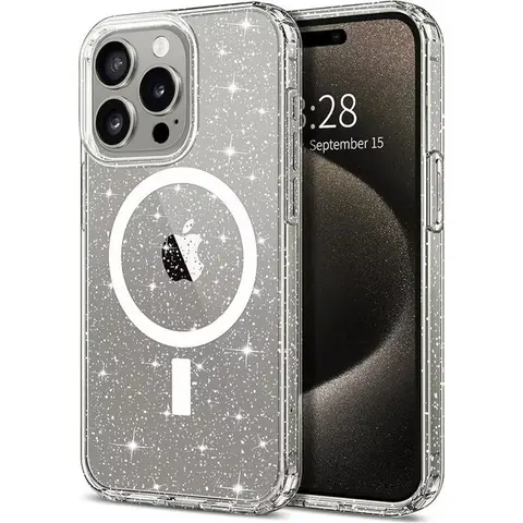 Entronix Magnetic Smartphone Casing for iPhone 13/14/15/16/17/18 Air/Plus/Pro Max - Shiny, Non-Slip, Dustproof, Fade-Resist Glow, Wireless Compatible, 12 Months Protection Cute Phone Accessories