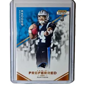 Jonathon Brooks 2024 Panini Preferred NFL #15 Rookie Card Panthers 1/335