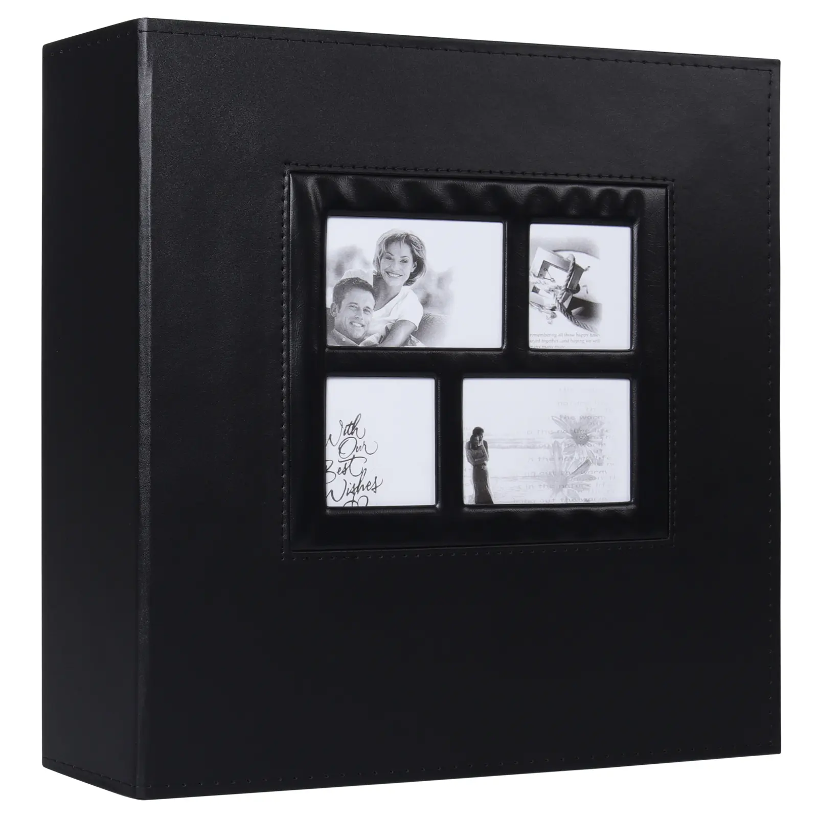 Photo Album 4x6 1000 Pockets Photos, Extra Large Capacity Family Wedding Picture Albums Holds 1000 Horizontal and Vertical Photos Cover Decor Gift Faux Print