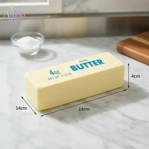 Butter Stick Squeeze Toy Soft Non-Toxic Squishy, Stress Relief PU Fidget Toy for Adults & Kids, Funny Prank Toy for Party Games, Easter Basket Stuffers, Christmas & Holiday Gag Gifts