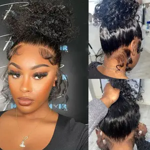 【NEW IN】FORGIRLFOREVER 360 Water Wave Frontal Wig Invisi Drawstring Wear Go Glueless Wig Bleached Knots Pre-Cut HD Lace Human Hair Wigs Beginner Friendly #Dealsforyou