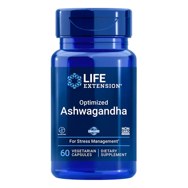 Cortisol Supplement Women, Ashwagandha cortisol reducer, Supports Calm, Relaxation, Focus, Stress & Mood Health, Life Extension Healthcare Fitness