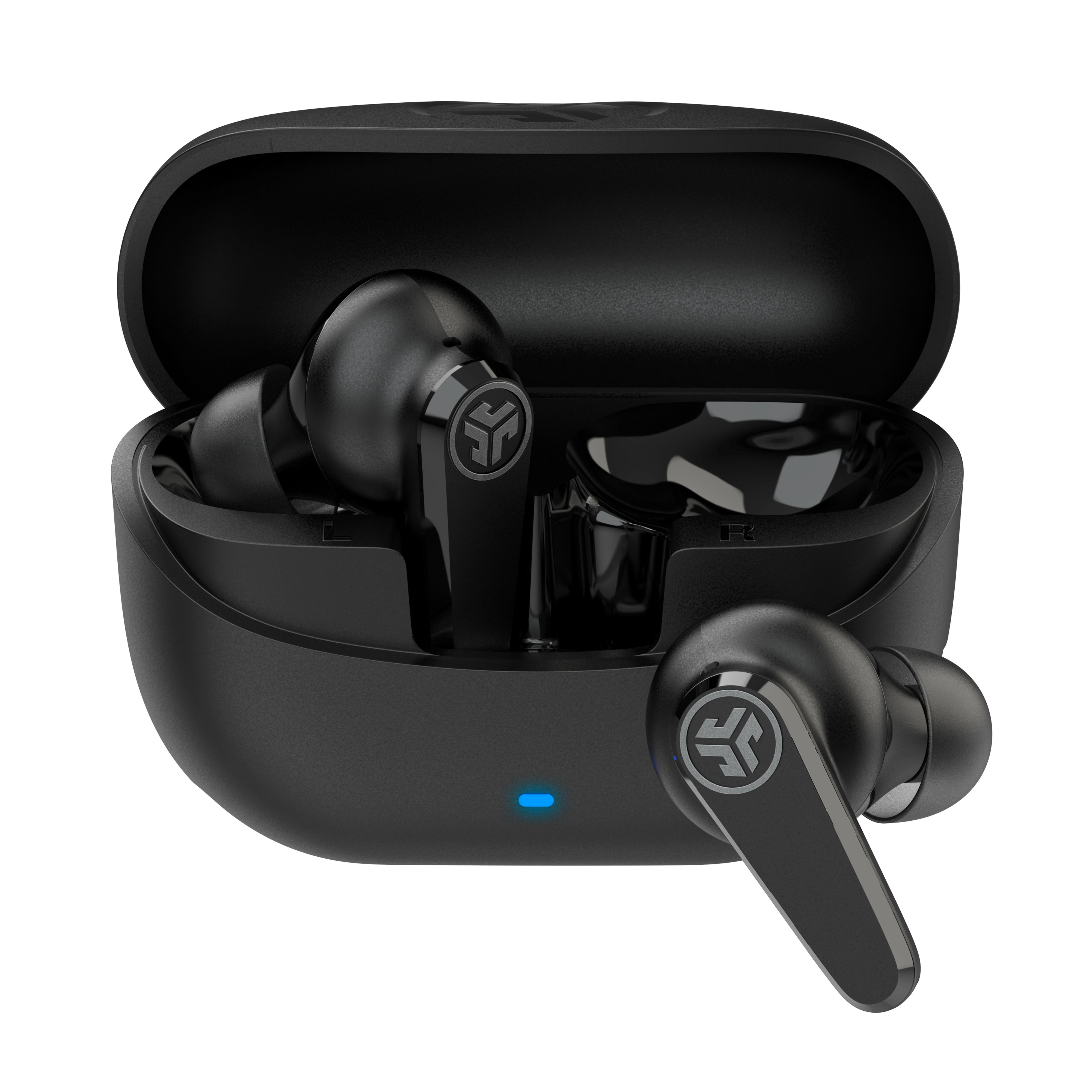 JLab Go Pods ANC True Wireless Earbuds with Hybrid Noise Cancelling, 7.5+ Hours Battery Life, USB-C Charging, IP55 Rating, Bluetooth 5.4, Android & iO