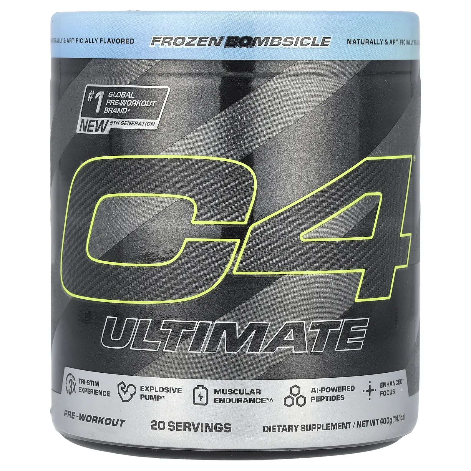 C4 / Cellucor C4® Ultimate, Pre-Workout, Frozen Bombsicle, 14.1 oz (400 g) C4 / Cellucor C4® Ultimate, Pre-Workout, Frozen Bombsicle, 14.1 oz (400 g)