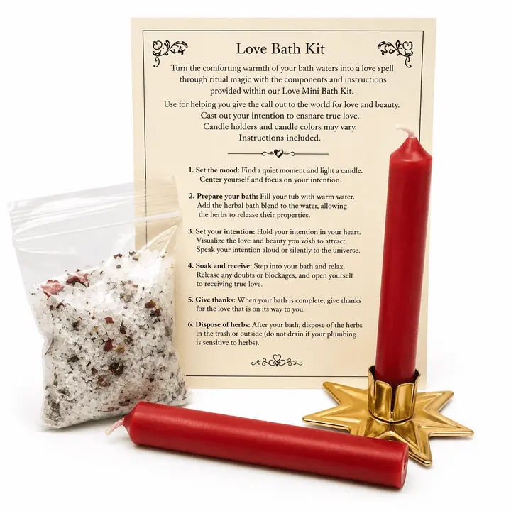 Love Ritual Bath Kit | Spiritual Bath Set for Love, Beauty & Attraction