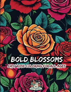 Bold Blossoms Easy-Care Rose Fabric, Textile for Sewing & Soft Furnishings Projects