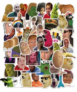 50 Pcs Most Viral Memes Sticker, Stickers for Car, Laptop, Skateboard, Water Bottle, Mug, Gift for Birthday, Christmas, Thanksgiving (Meme Stickers)