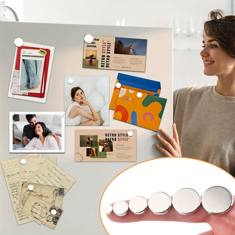 Mini Fridge Magnets Set, Multifunctional Magnet, 30 Pieces 10x2mm, Ideal for Crafts, Office Use, Refrigerator, Versatile Design, Universal Application