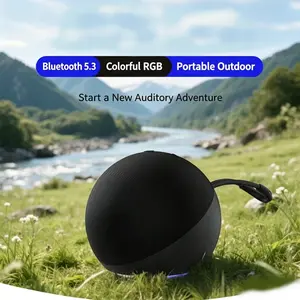 2.0 Upgraded Bluetooth speaker is a wireless outdoor Bluetooth speaker, a mini portable home RGB subwoofer, suitable for offices, bedrooms, outdoor use, and cars.