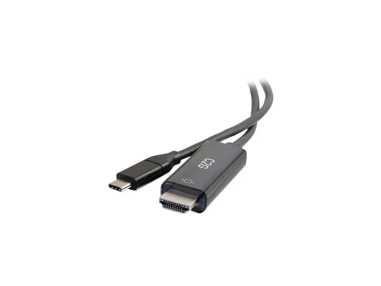 C2G 26889 USB-C to 4K UHD HDMI Audio/Video Adapter Cable (60Hz) Black (6 Feet, 1.82 Meters)