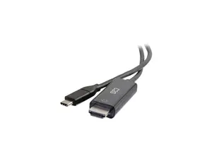 C2G 26889 USB-C to 4K UHD HDMI Audio/Video Adapter Cable (60Hz) Black (6 Feet, 1.82 Meters)