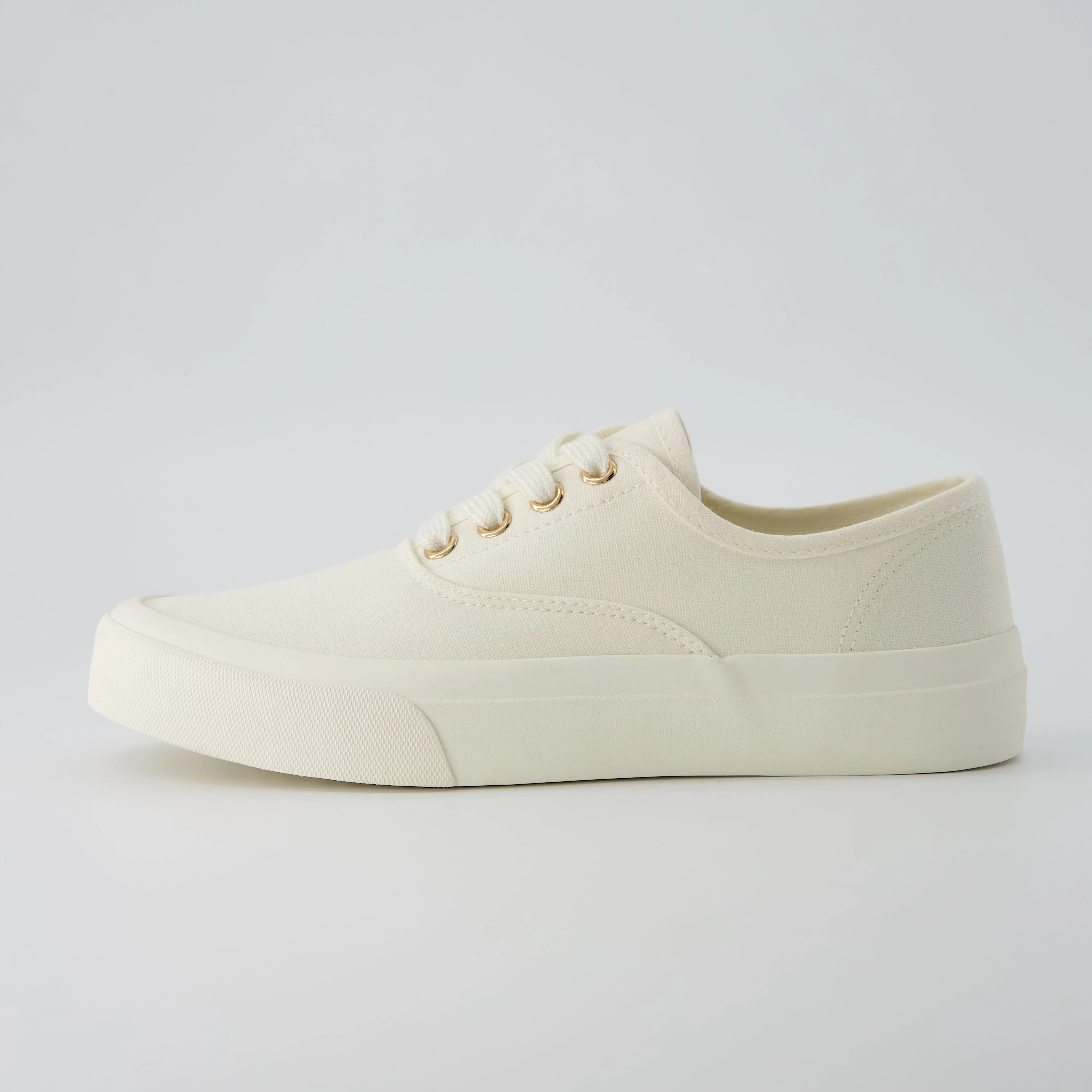 Cushionaire Women's Freshman Memory Foam Sneaker - Casual Canvas Lace-Up Trainer for Women