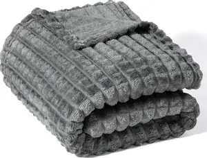 Father Son Blanket Ultra Soft Jacquard Sherpa Throw Blanket, Lightweight Yet Cozy, 50x60 Inches