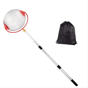Nut Picker Garden Nut Stainless Steel Drum Suitable for Apple, Acorn, Pine Cone, Walnut Waste Collection Small Ball
