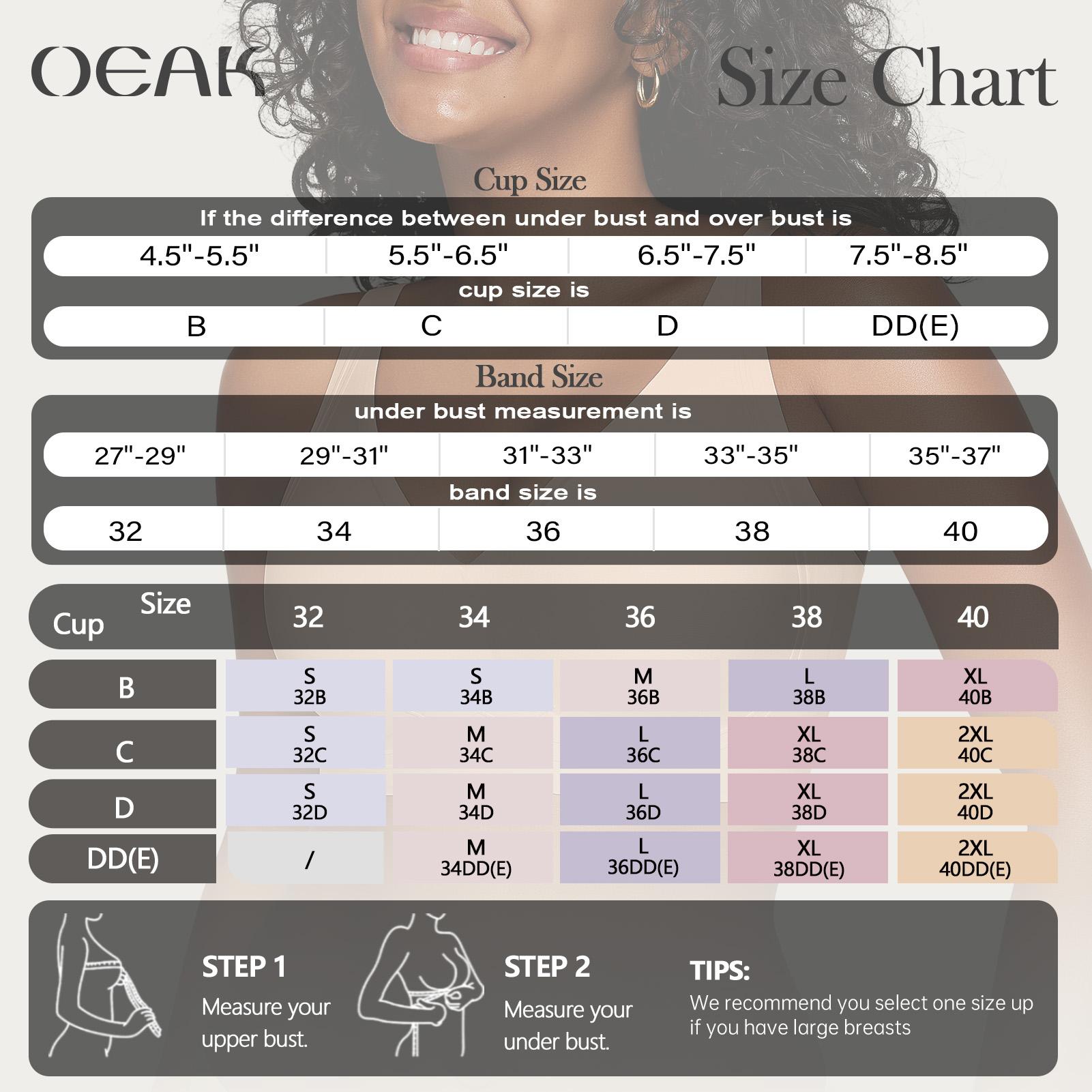OEAK Women's Jelly Seamless Bras Deep V Wireless Plus Size Full Coverage Comfort Bras No Underwire Bra Soft Breathable Sleep Bralettes