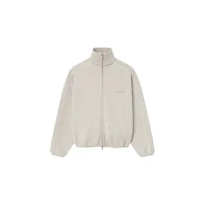 MODERN FIT FLEECE TRACK JACKET "HEATHER STONE/CLOUD WHITE" 202SP256892F