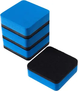 Pack of 40 Dry Erase Erasers, Magnetic Whiteboard Dry Erasers Chalkboard Cleaner Wiper for Students and Classroom Teacher Supplies Home and Office (Blue)