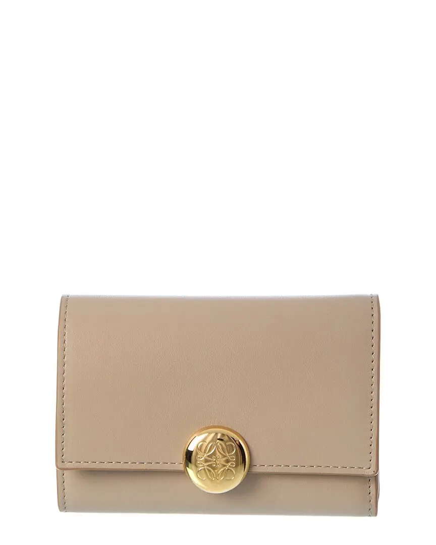 Loewe Pebble Small Vertical Leather Wallet