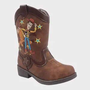 Toddler Toy Story Boots Woody Western Style, Zipper Closure