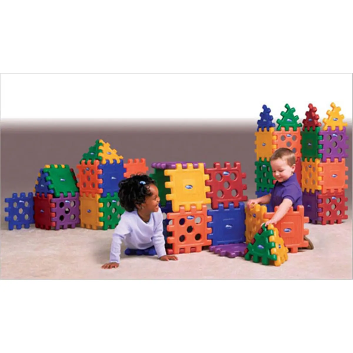 CarePlay 5048 48 Pc Grid Blocks Set - Assorted