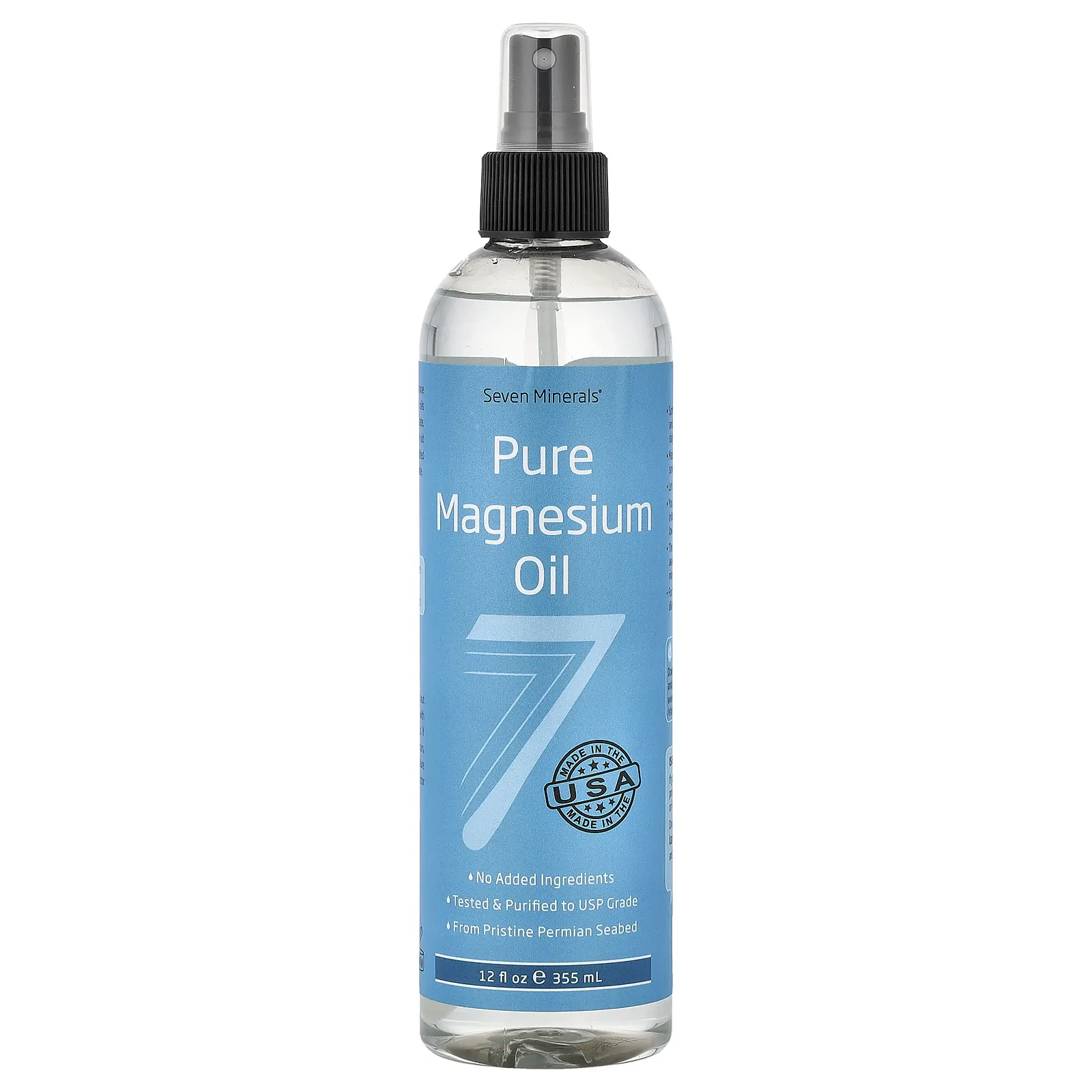 Seven Minerals Pure Magnesium Oil, 12 fl oz (355 ml) Seven Minerals Pure Magnesium Oil, 12 fl oz (355 ml)