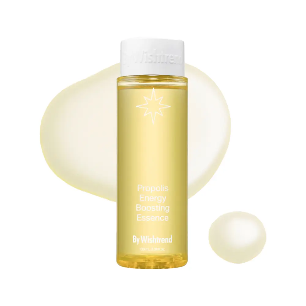 [By Wishtrend Official] Propolis Energy Boosting Essense | Gentle Exfoliation & Long-Lasting Hydration | Revitalized, Glowy Skin | AM & PM Skincare | For Dry & Sensitive Skin | Korean Skincare