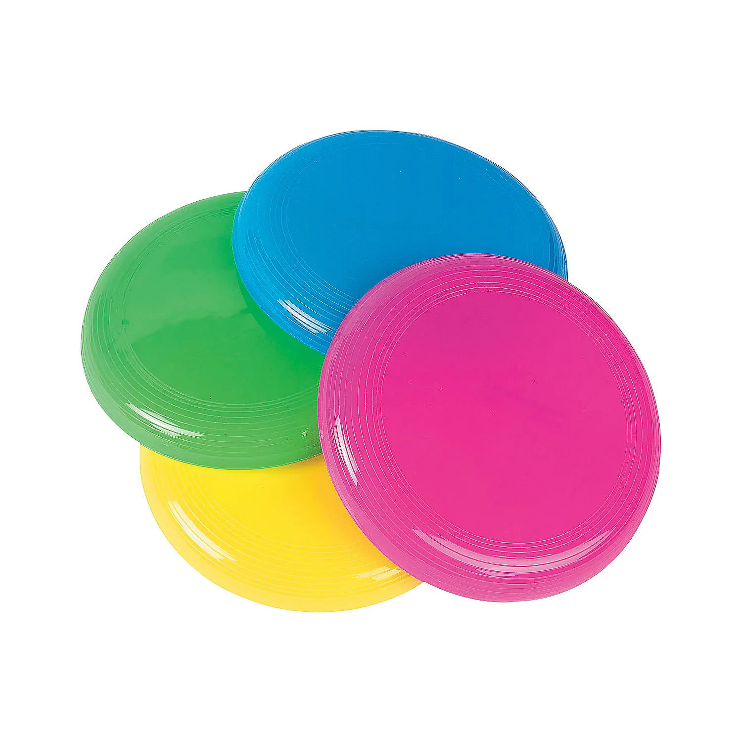 72-Pc Bulk 3.5" Plastic Flying Saucers, Vibrant Multicolor Disc Sports Equipment for Birthday Parties, Family Reunions - Enhances Fitness, Teamwork, Confidence for Outdoor Leisure Activities, Outdoor Games