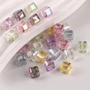 Acrylic Square Beads for Jewelry Making - Colorful & Durable Craft Beads in Bulk