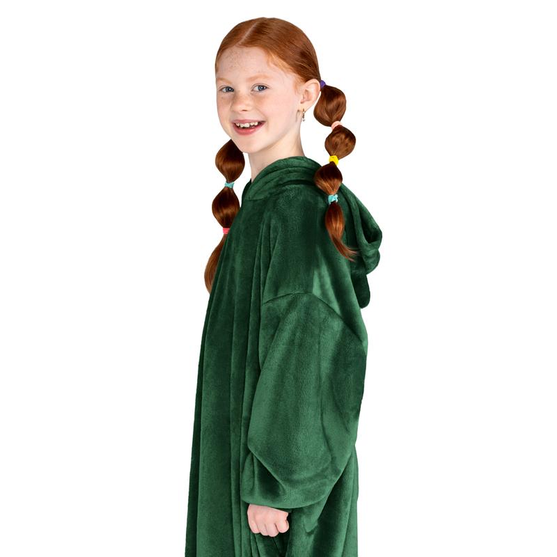 The Bare Homey - Youth Wearable Blanket - Microplush Side Pockets - Long Length The Bare Homey - Youth Wearable Blanket - Microplush Side Pockets - Long Length