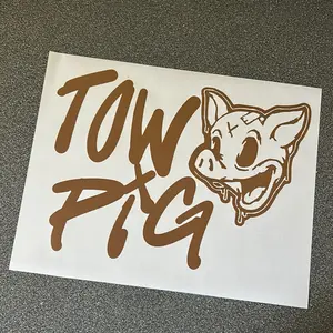 Tow Pig Decal