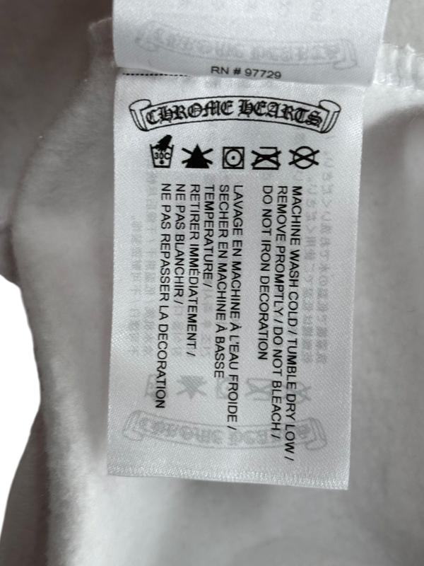 Chrome Hearts Miami Horseshoes Hoodie White