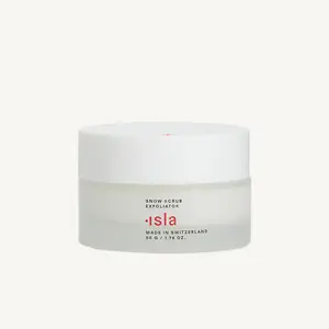 Isla Beauty Snow Scrub Exfoliant Gel - Dual-Action Treatment for Clear Skin, Unclogs Pores, Restores Glow, Gentle Exfoliation, Hydrates, Barrier Safe