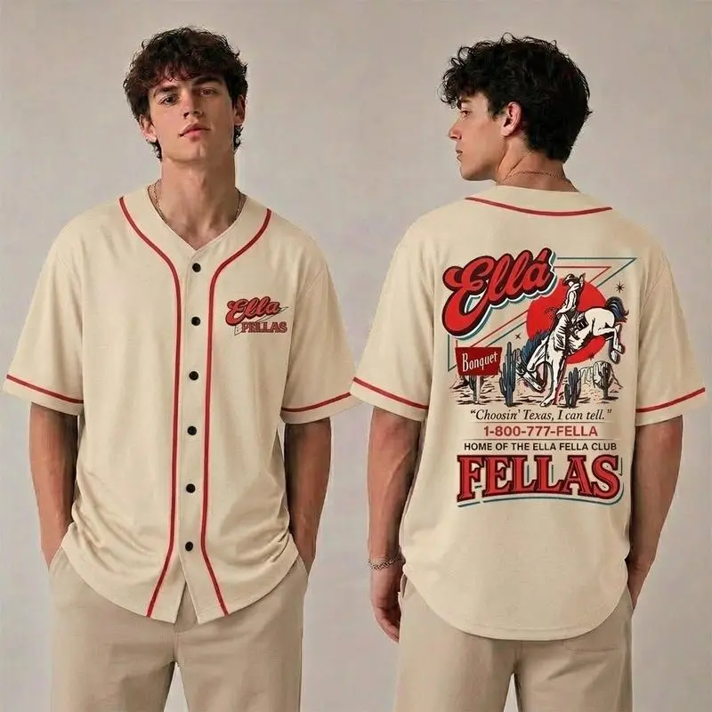 Western Inspired Baseball Jersey, Cowboy Button Up Shirt, Country Music Fan Apparel, Matching Couple Jersey, Unisex Gift