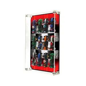 Acrylic Display Case UV Print Compatible with LEGO® 71049 F1 Collectible Race Cars - Sets not included
