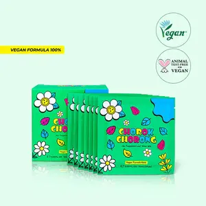 CHOROK CHORONG Exfoliating & Sebum Care Toner Pad 15ml + 2Pads x15ea Vegan Formula 100% Gentle Exfoliation Multi-Acid Complex Hydration Soothing 2-in-1 Dual-Sided Pad