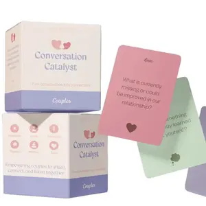 Gratitude Gifted Conversation Catalyst: Couple's Edition Relationship Conversation Starter Cards for Couples, Best Anniversary Gift, Newly Conversation Topics, Date Night Ideas