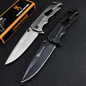Outdoor Best-Selling Multifunctional Folding Knife, 5cr13mov Blade, Stainless Steel Handle, Portable Camping Hiking Tool, Outdoor Camping Knives, Portable Multipurpose Knives