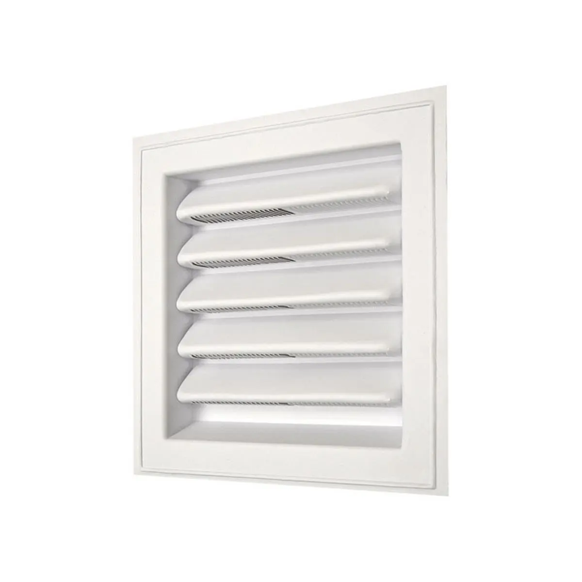 212 MAIN White Plastic Wall Louver, 12x12 in, 0.54 lbs, 43 sq. in, Innovative Hardware - Household Appliance Part & Accessory