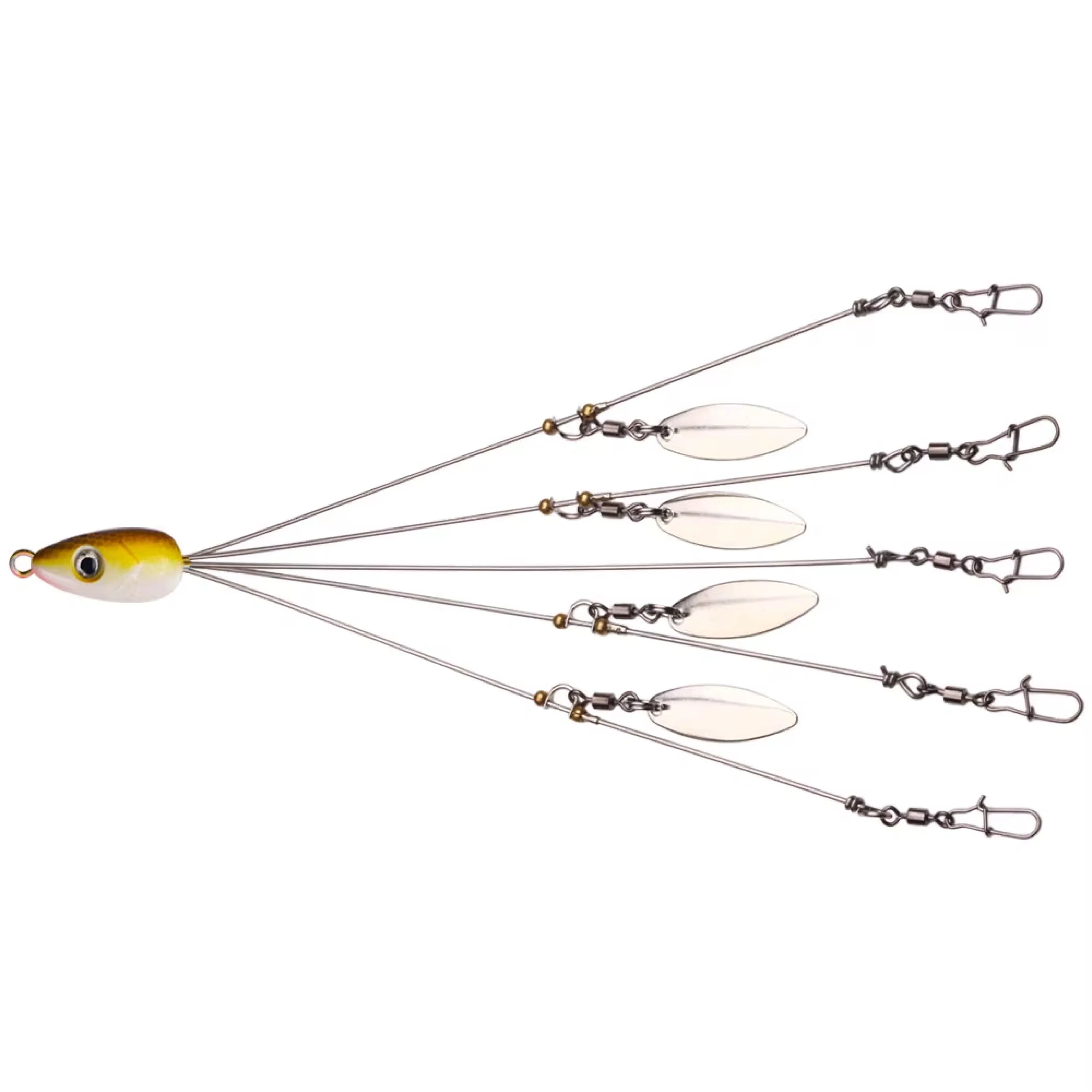 Alabama Rig - 1/2 oz Umberella Rig 5 Swivels *Mimics Schooling Baitfish* - TikTok Shop Alabama Rig - 1/2 oz Umberella Rig 5 Swivels *Mimics Schooling Baitfish* - TikTok Shop