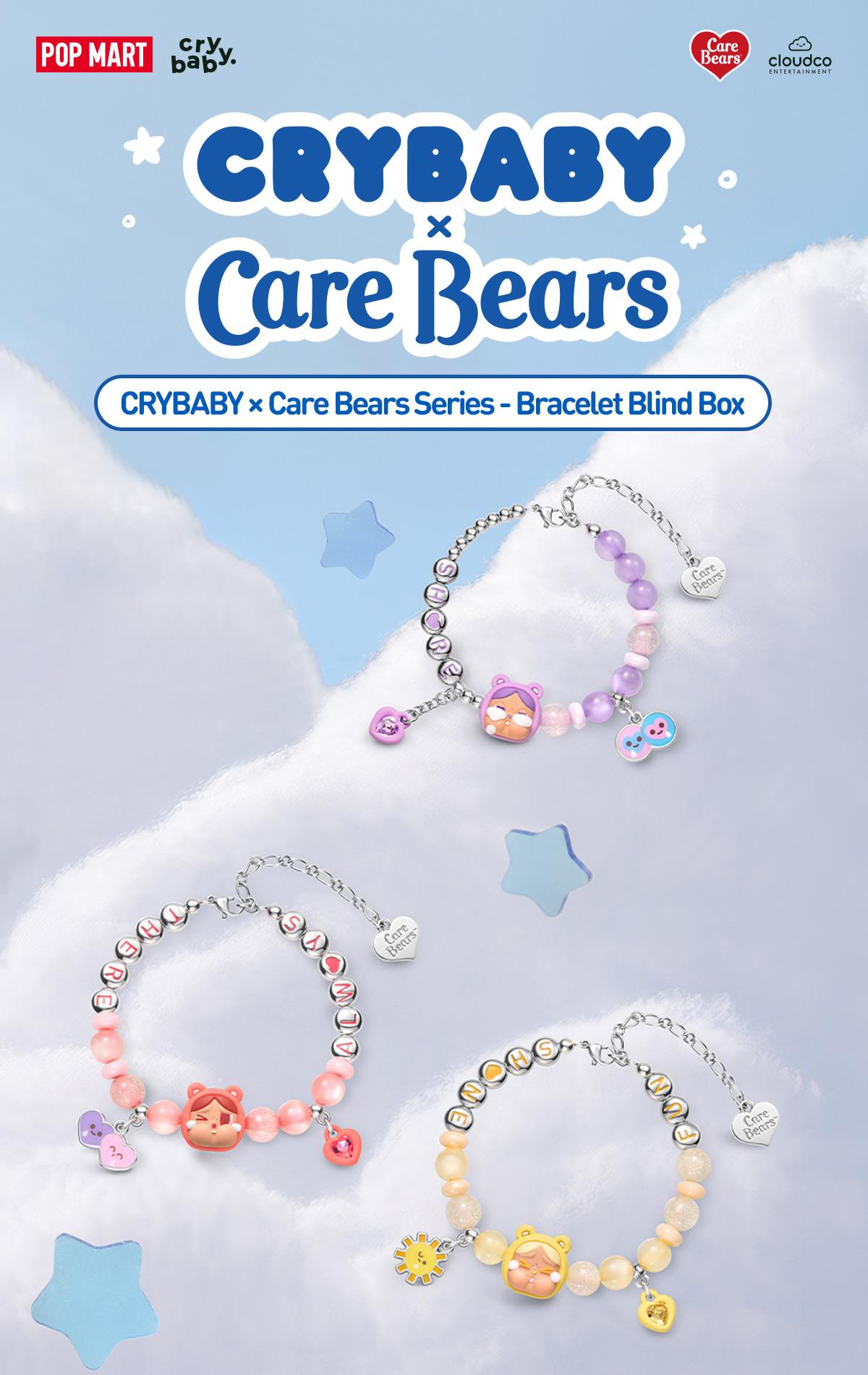 [POP NOW] POP MART CRYBABY × Care Bears Series - Bracelet Blind Box Mystery Gift