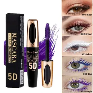 Colorful and bold personality Volumizing Mascara, Waterproof Sweatproof Smudge Proof Long Lasting Flawless Base Multi Color Volume Lash Eyelash Makeup for Women Cosmetic