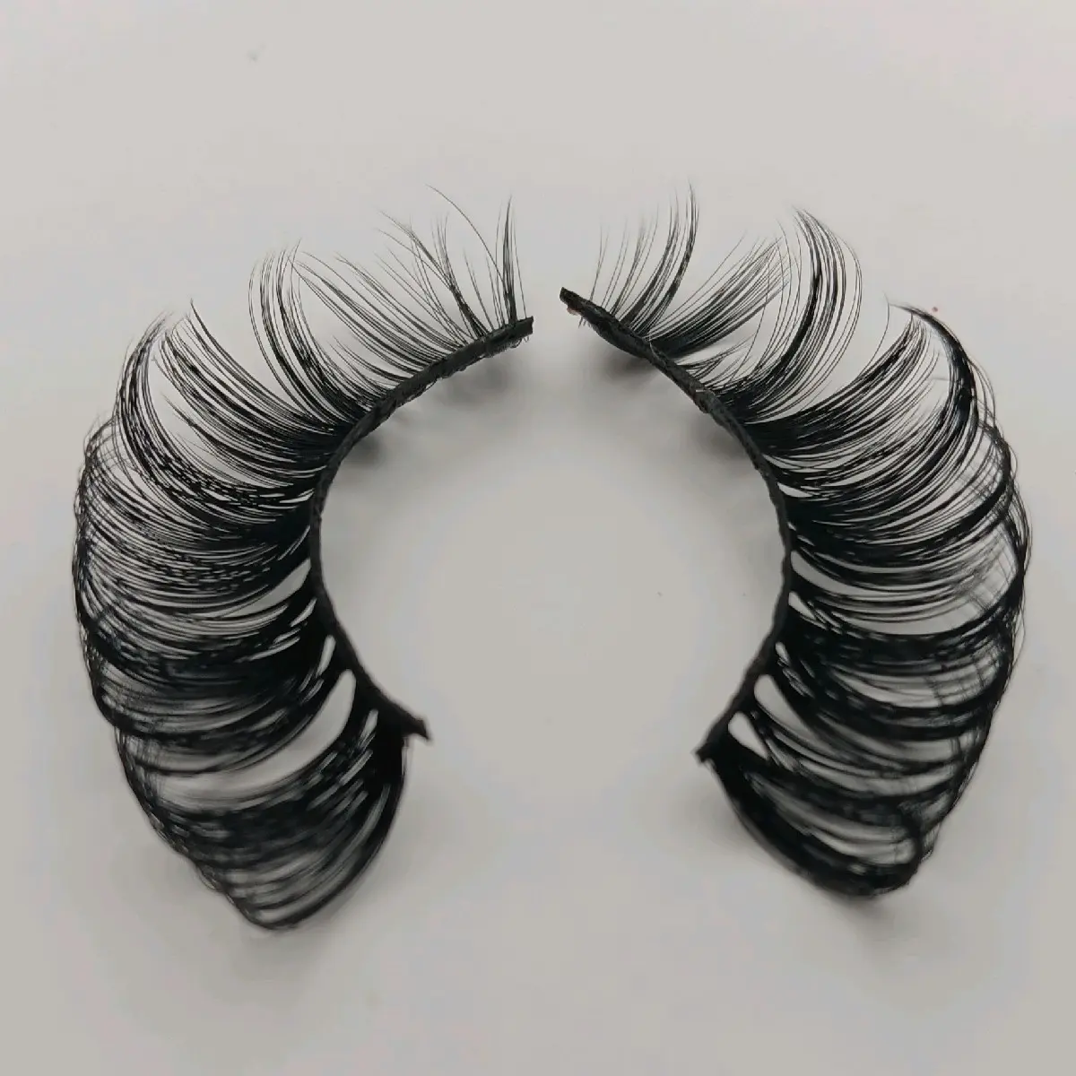 Absolute Baddie Collection Lashes in Lavish - Fluffy Style, 15mm Length, D Curl, Vegan Ingredients, Lash Applicator & Brush Eyelashes Makeup Cosmetic