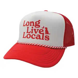 LG Long Live Foam Trucker Hat - Red & White