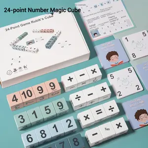 Multiplication & Division Practice Toy - Kids' Math Thinking Training, Concentration Math Thinking Training, Concentration-Boosting Tabletop Game