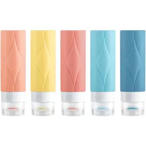 4 Pack Travel Bottles,Leak Proof TSA Approved Travel Size Containers (60ML 5PACK)