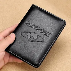Passport Holder, Passport Cover, PU Leather Travel Passport Wallet, Multi-functional Passport Protector, Passport Case for Travel, Travel Accessories, Travel Document Holder, Travel Essentials
