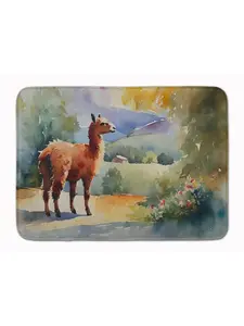 Carolines Treasures DAC2961RUG 19x27 in. Llama Memory Foam Kitchen Mat, Animal-Inspired, Art-Themed, Cozy, Cushioned Household Textile Rug, Animal-Inspired Kitchen Rugs, Art-Themed Kitchen Rugs