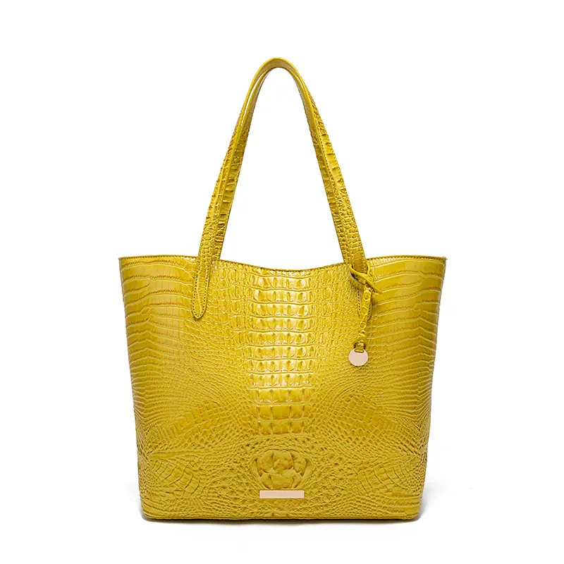 Crocodile Print Wonderful Totes, Women's bag, Tote bag, Long handle, Shoulder bag