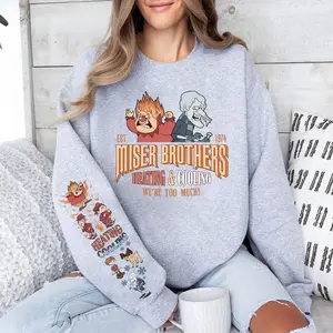 Retro The Year Without Santa Sweatshirt, Mister Brothers Shirt, Cooling Heating Miser Hoodie, Retro Christmas Movie Sweatshirt