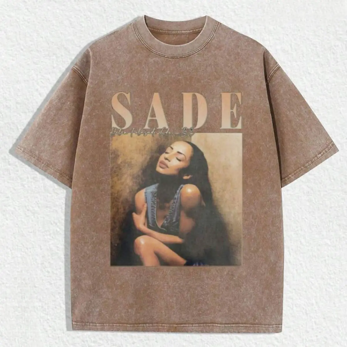 Y2K Swag Tee, Vintage Sade Graphic T-Shirt - Bohemian Retro Music